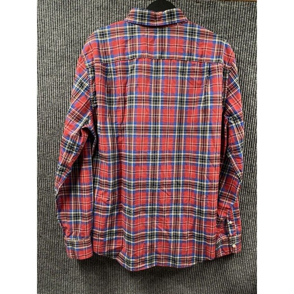 American Eagle Shirt Mens Large Red Plaid Button Down Long Sleeve Cotton casual - Picture 5 of 14